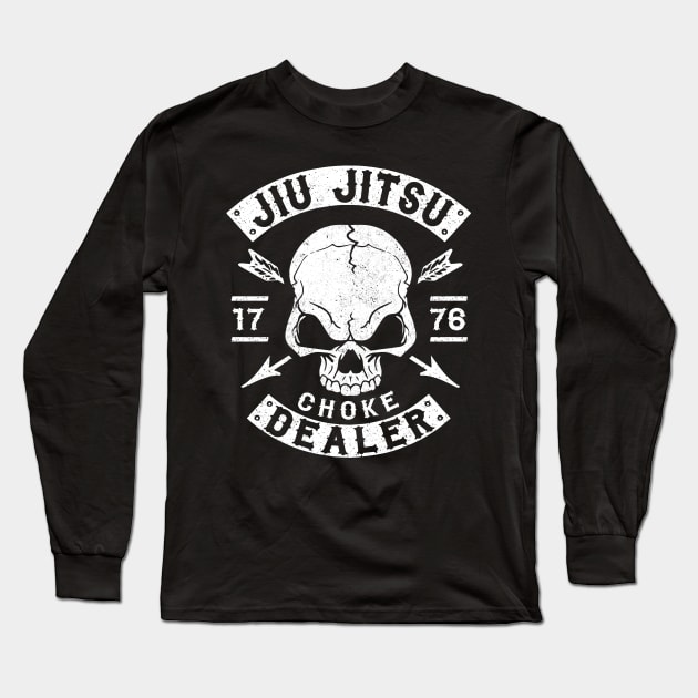 JIU JITSU - CHOKE DEALER Long Sleeve T-Shirt by ShirtFace